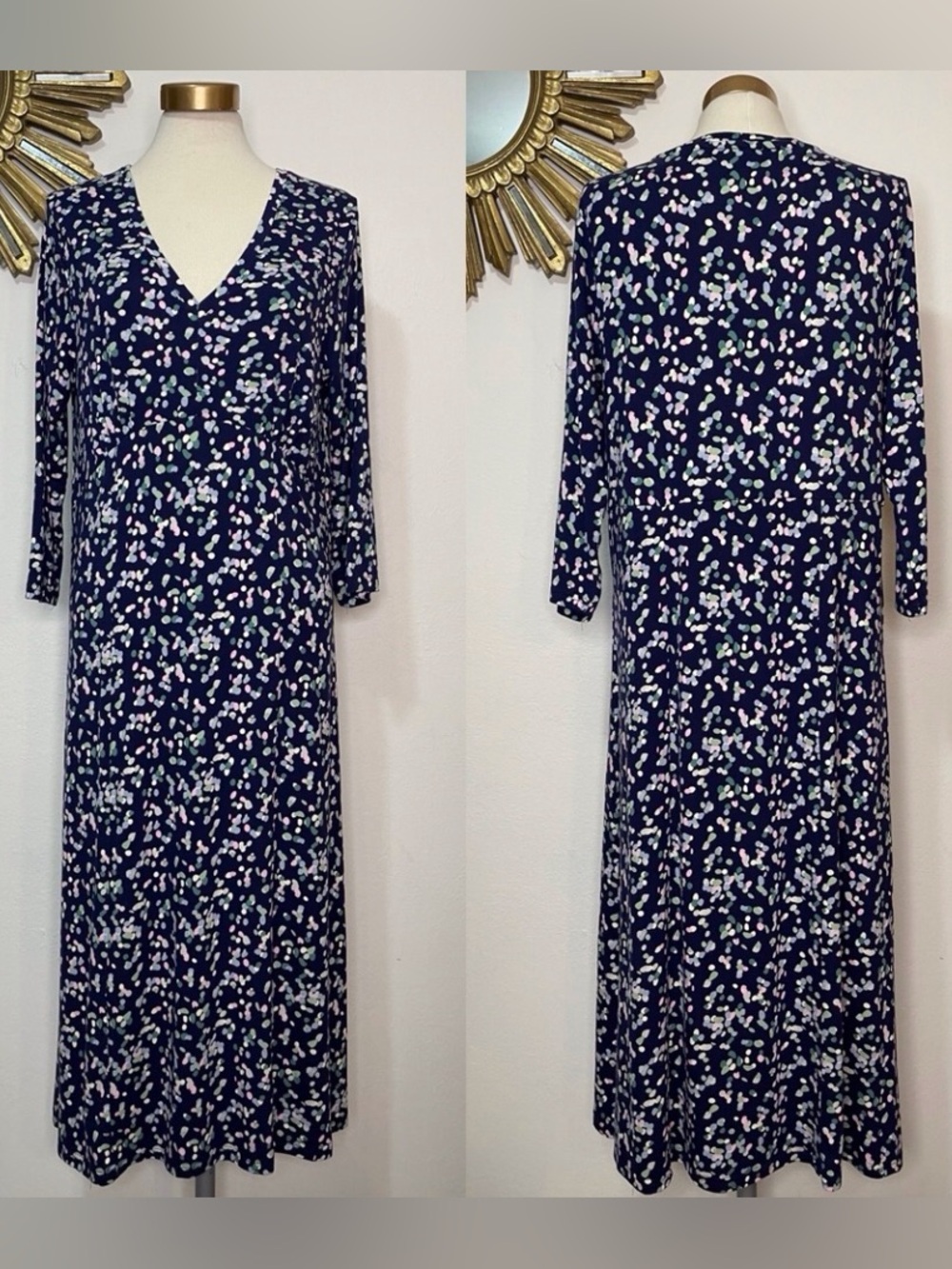 Woolovers Marlow Spot Printed Maxi Dress